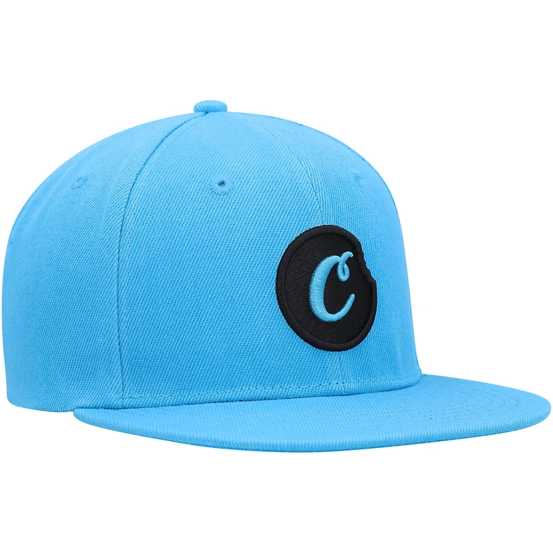 Men's Cookies Blue C-Bite Snapback Hat