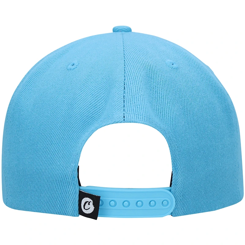 Men's Cookies Blue C-Bite Solid Snapback Hat