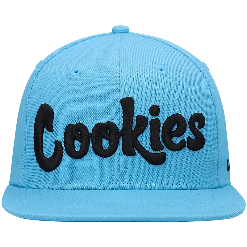 Men's Cookies Blue Original Mint Snapback Hat