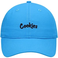 Casquette réglable Cookies Blue Original Mint Solid Dad pour homme