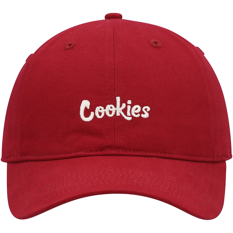 Chapeau réglable Cookies bordeaux Original Dad pour hommes