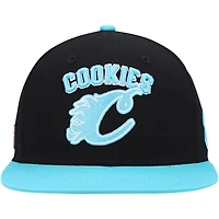 Cookies Clothing Casquette Snapback Breakaway noire/bleu clair pour hommes