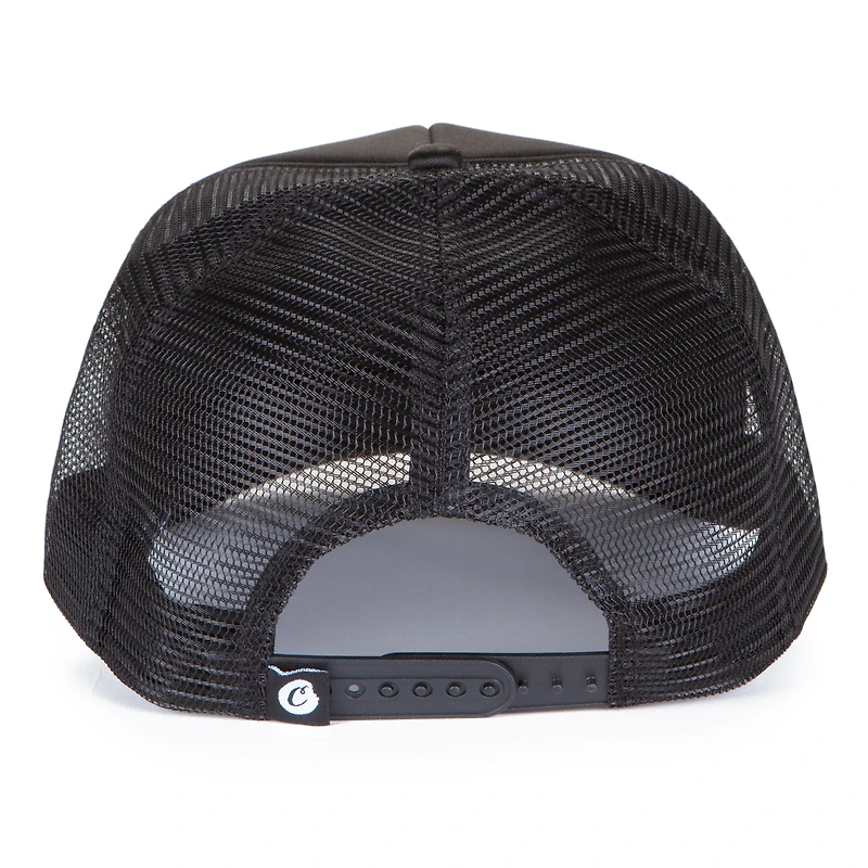 Casquette ajustable en mousse noire Lake Como pour homme de Cookies Clothing