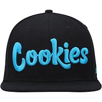 Cookies Clothing Casquette Snapback noire avec logo original pour hommes