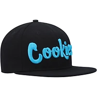 Cookies Clothing Casquette Snapback noire avec logo original pour hommes