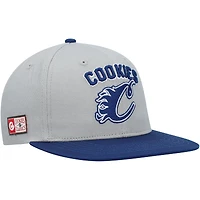 Men's Cookies Clothing Gray/Navy Breakaway Snapback Hat