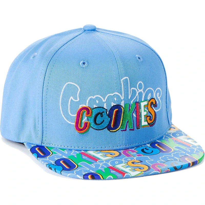 Cookies Clothing Casquette Snapback On The Block Bleu Clair pour Homme