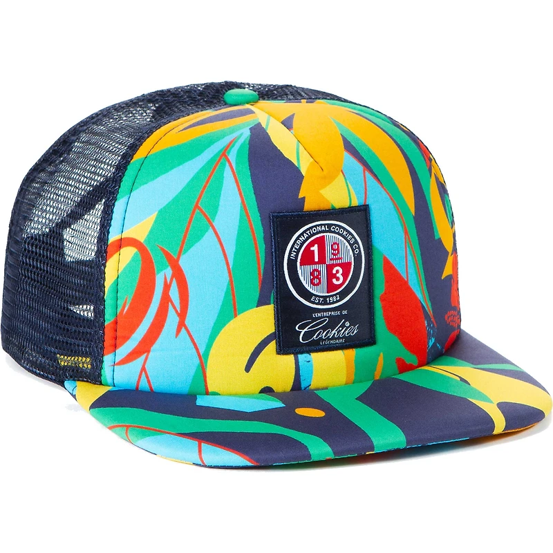Cookies Clothing Casquette Snapback Corsica bleu marine à imprimé intégral pour homme Cookies Clothing