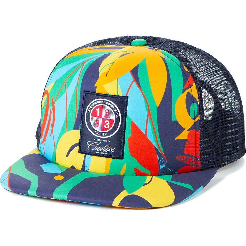 Cookies Clothing Casquette Snapback Corsica bleu marine à imprimé intégral pour homme Cookies Clothing