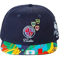 Men's Cookies Clothing Navy Corsica Snapback Hat