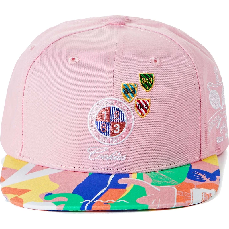 Men's Cookies Clothing Pink Corsica Snapback Hat