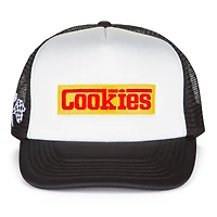 Casquette ajustable en mousse blanche Lake Como pour homme de Cookies Clothing