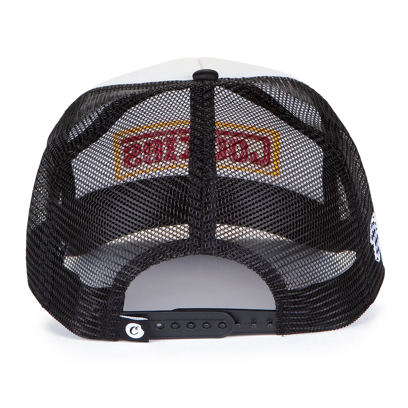 Casquette ajustable en mousse blanche Lake Como pour homme de Cookies Clothing