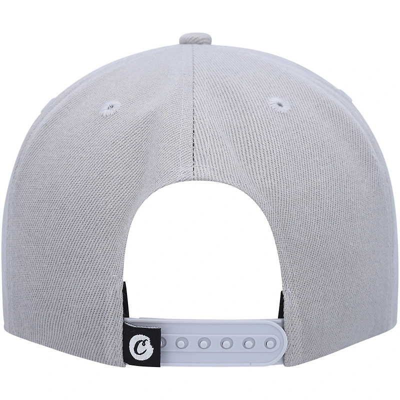 Men's Cookies Gray C-Bite Snapback Hat