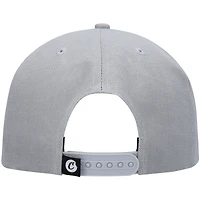 Men's Cookies Gray C-Bite Solid Snapback Hat