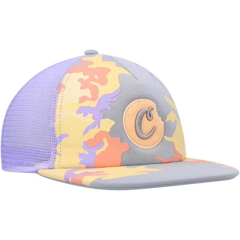 Men's Cookies Gray Fresh Air Trucker Snapback Hat