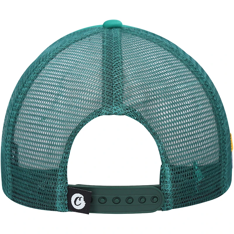 Men's Cookies Green Pack Talk Foam Trucker Snapback Hat