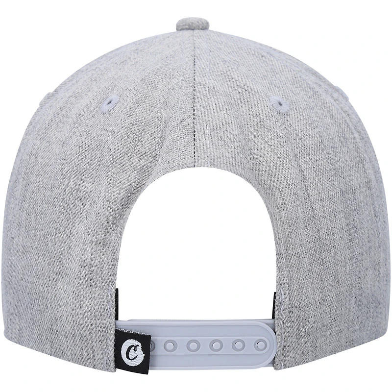 Men's Cookies Heather Gray/Coral Fresh Air Snapback Hat