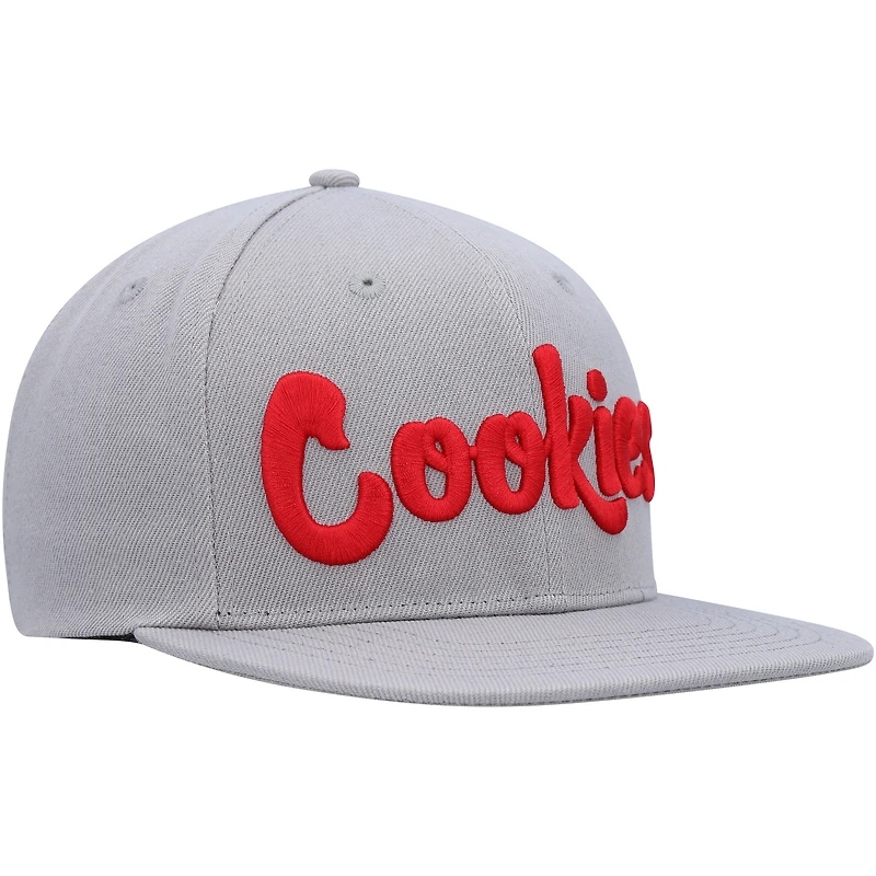 Casquette Snapback Cookies Heather Grey Original Mint pour homme