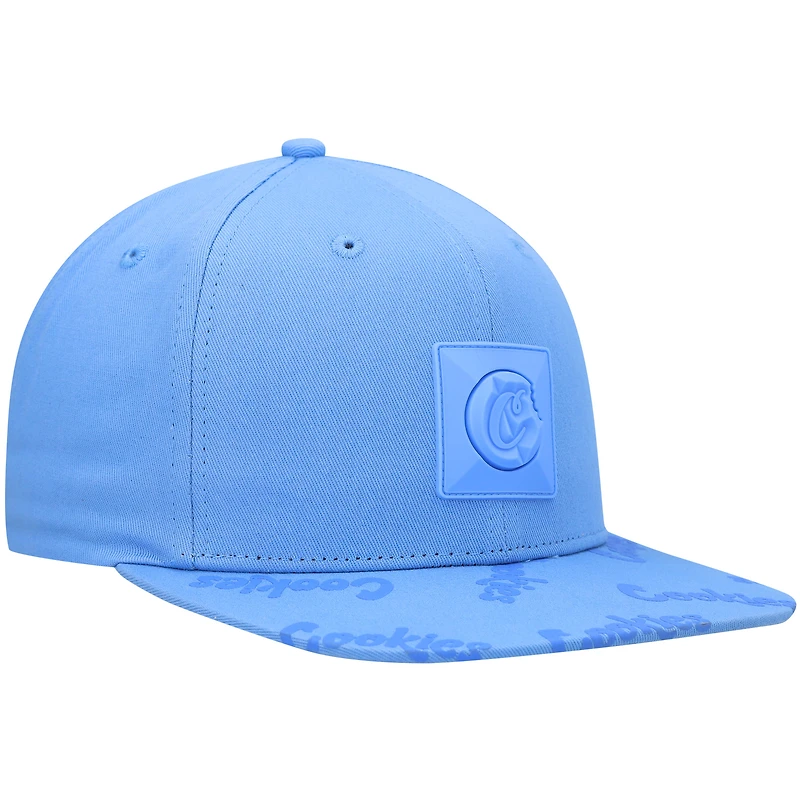 Casquette Snapback Monaco Cookies Bleu Clair pour Homme