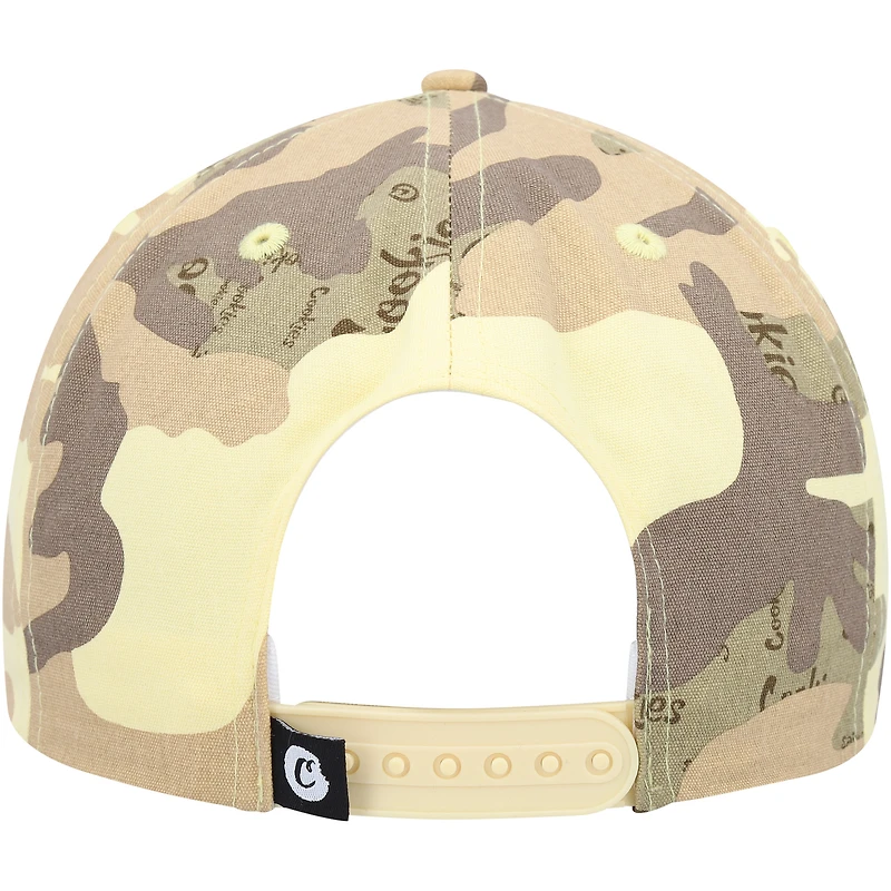 Casquette Snapback Cookies Tan/Camo pour hommes