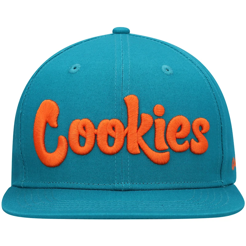 Men's Cookies Teal Original Mint Snapback Hat