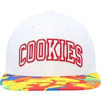 Casquette Snapback Fresh Air Cookies blanc/jaune pour hommes