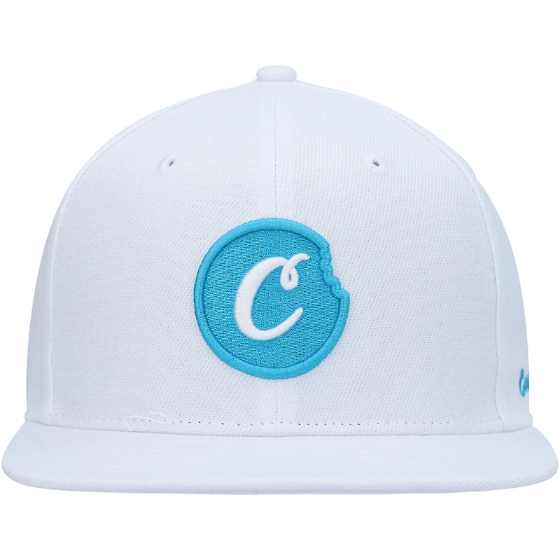 Casquette Snapback Cookies blanche C-Bite pour hommes