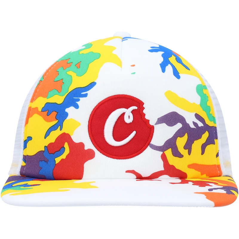 Casquette Snapback Cookies Fresh Air Trucker blanche pour hommes