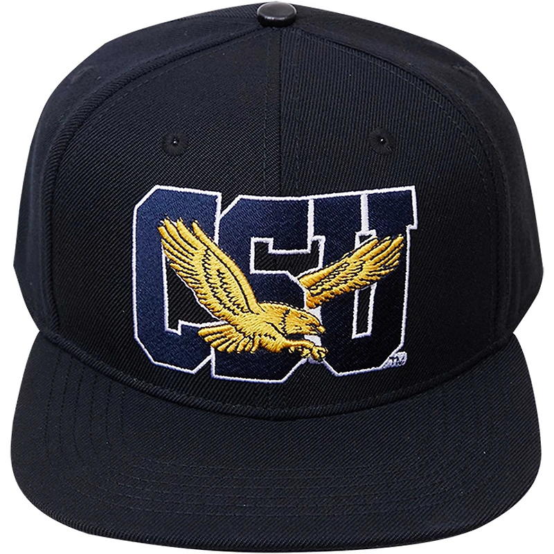 Casquette Snapback Pro Standard noire pour homme avec logo Coppin State Eagles CSU