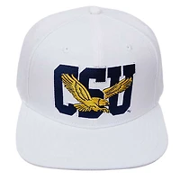 Men's Pro Standard White Coppin State Eagles Wool Snapback Hat