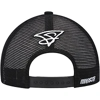 Casquette de camionneur ajustable Corey LaJoie Patch Trucker Heather Charcoal Sports pour homme