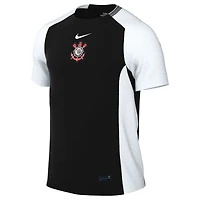 Men's Nike Black Corinthians 2025/26 Away Replica Jersey