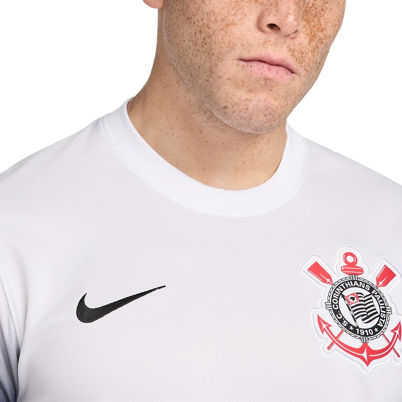 Maillot Nike Corinthians 2024/25 domicile réplique blanc pour homme
