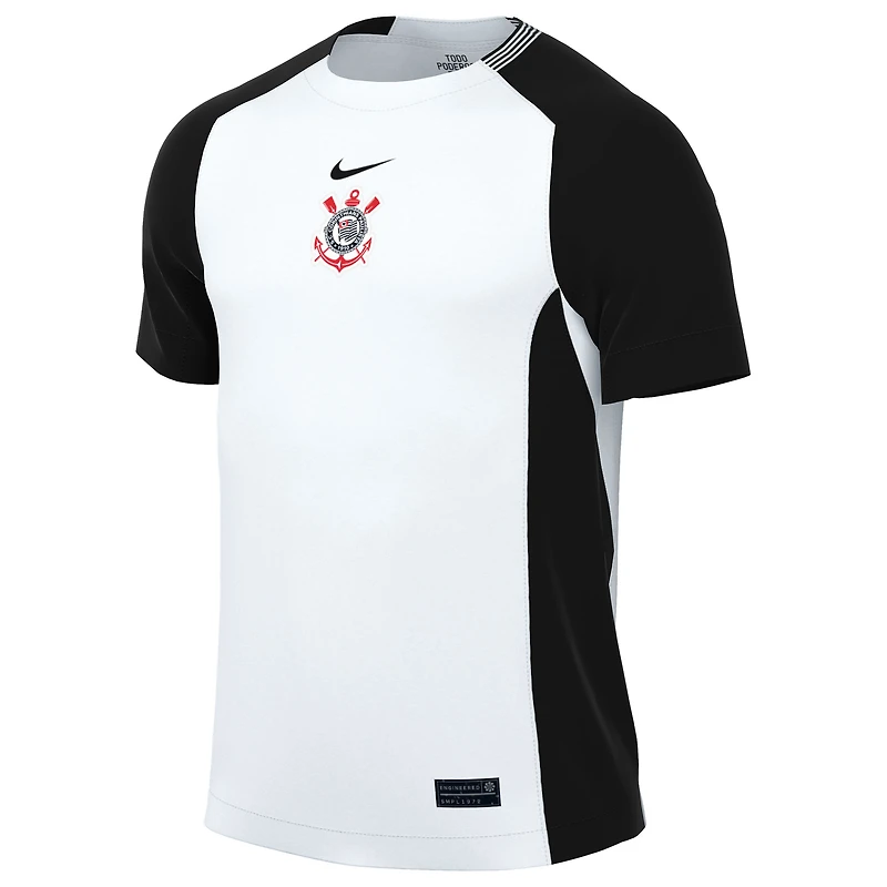 Men's Nike White Corinthians 2025/26 Home Replica Jersey