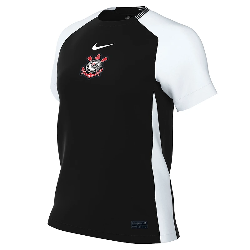 Women's Nike Black Corinthians 2025/26 Away Dri-Fit Replica Jersey