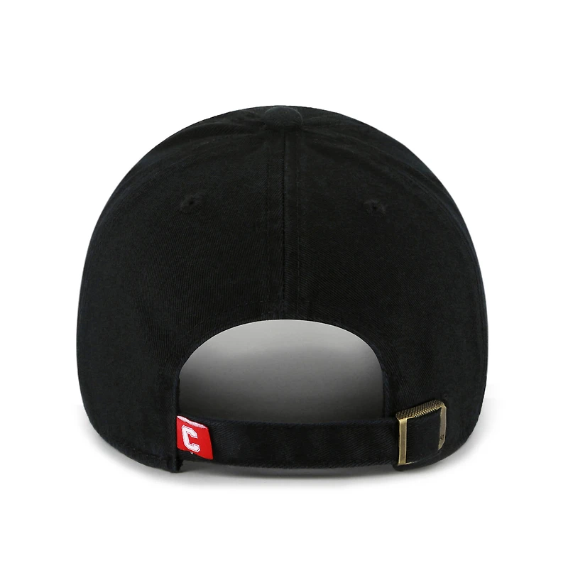 Casquette ajustable Cornell Big Red Clean Up noire pour homme, modèle 47