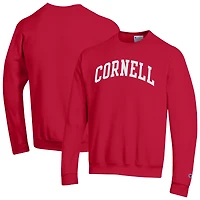 Men's Champion  Red Cornell Big Basic Arch Fleece Pullover Sweatshirt