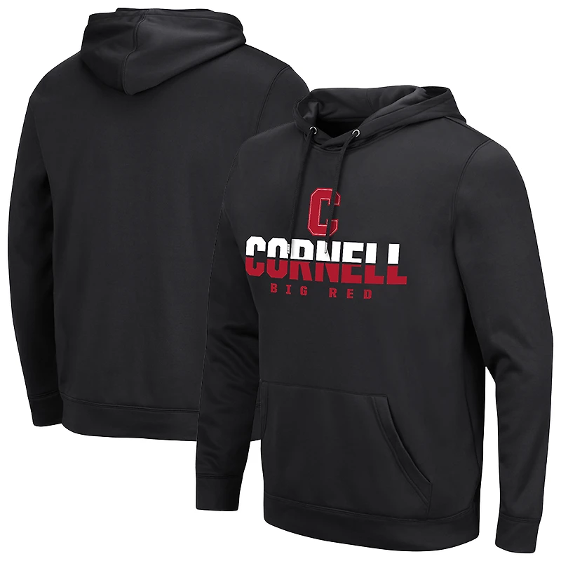 Men's Colosseum Black Cornell Big Red Lantern Hoodie