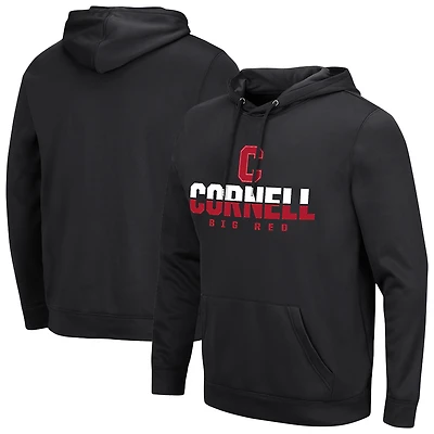 Men's Colosseum Black Cornell Big Red Lantern Hoodie