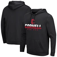 Men's Colosseum Black Cornell Big Red Lantern Hoodie