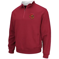 Sweat-shirt zippé à quart de tour pour homme Colosseum Cardinal Cornell Big Red Tortugas