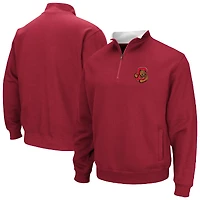 Sweat-shirt zippé à quart de tour pour homme Colosseum Cardinal Cornell Big Red Tortugas