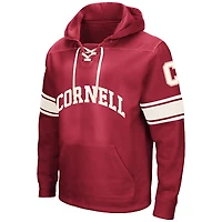 Men's Colosseum Red Cornell Big 2.0 Lace-Up Hoodie