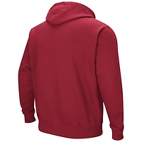 Men's Colosseum  Red Cornell Big Arch & Logo 3.0 Pullover Hoodie