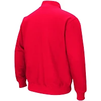 Men's Colosseum Charcoal Cornell Big Red Tortugas Logo Quarter-Zip Pullover Jacket