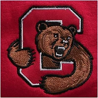 Men's Colosseum Red Cornell Big Tortugas Logo Quarter-Zip Jacket