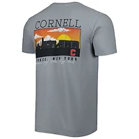 T-shirt Gris Cornell Big Red Campus Scenery Comfort Colour pour homme
