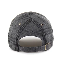 Unisex '47  Gray Cornell Big Red Plaid Windowpane Clean Up Adjustable Hat