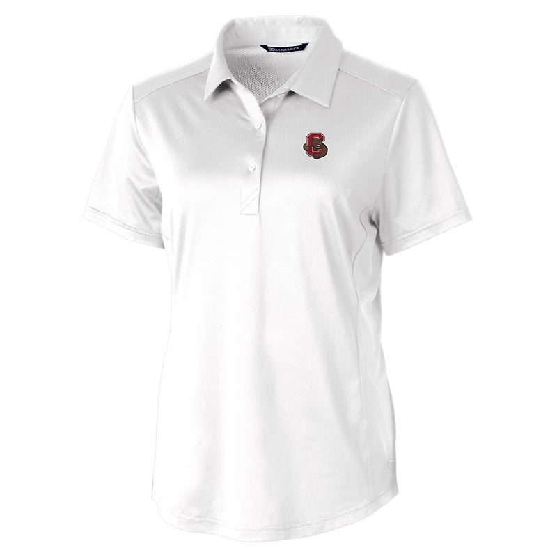 Polo extensible texturé Big Red Prospect pour femme Cutter & Buck White Cornell